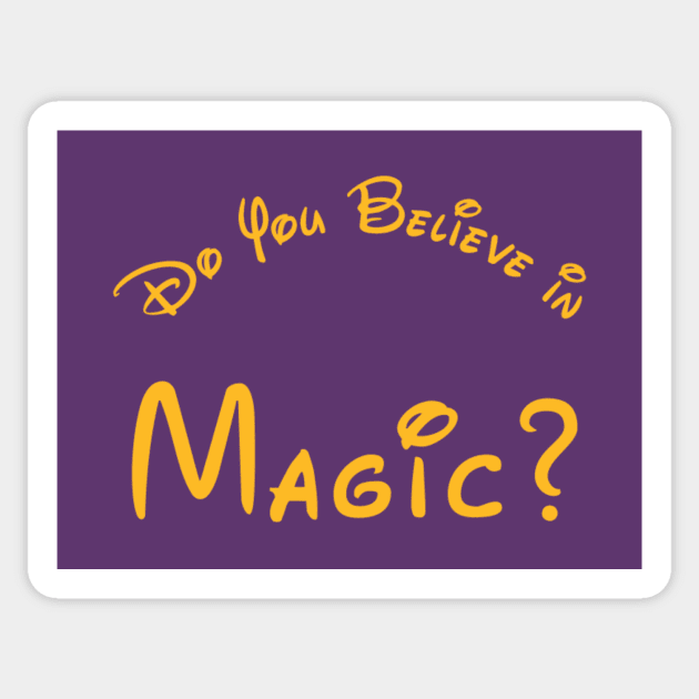 Do You Believe in Magic? Sticker by feedmuscle